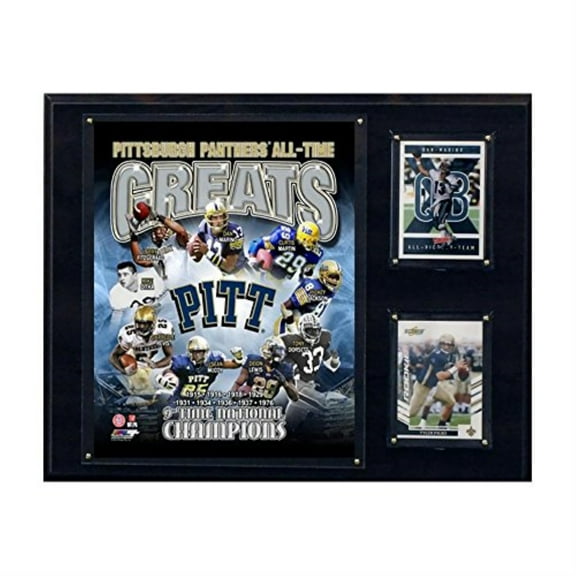 NCAA 12"x15" Pittsburgh Panthers All-Time Greats Photo Plaque