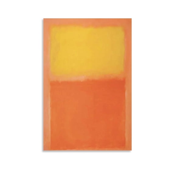 Painter Mark Rothko Abstract Color Field (Orange And Yellow) Posters Artworks Picture Print Poster Art Painting Decor Posters 20x30inch(50x75cm)