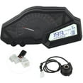 thumbnail image 1 of Motorcycle Tachometer Motorcycle Accessories LCD Motorcycle Odometer Speed Fuel Gauge 15000RPM Fit For  300, 1 of 8