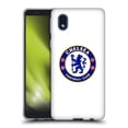 thumbnail image 1 of Head Case Designs Officially Licensed Chelsea Football Club Crest Plain White Soft Gel Case Compatible with Samsung Galaxy A01 Core (2020), 1 of 7