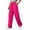 Hot Pink, variant on Khunlpohl Women's Cargo Pants Quick Dry Hiking Outdoor Trousers with Multiple Pockets Loose Fashion Casual Athletic Pants