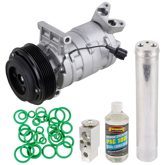 AC Compressor & A/C Kit For 2008 Nissan Versa 1.8L - DOES NOT FIT CVT TRANSMISSION! - BuyAutoParts