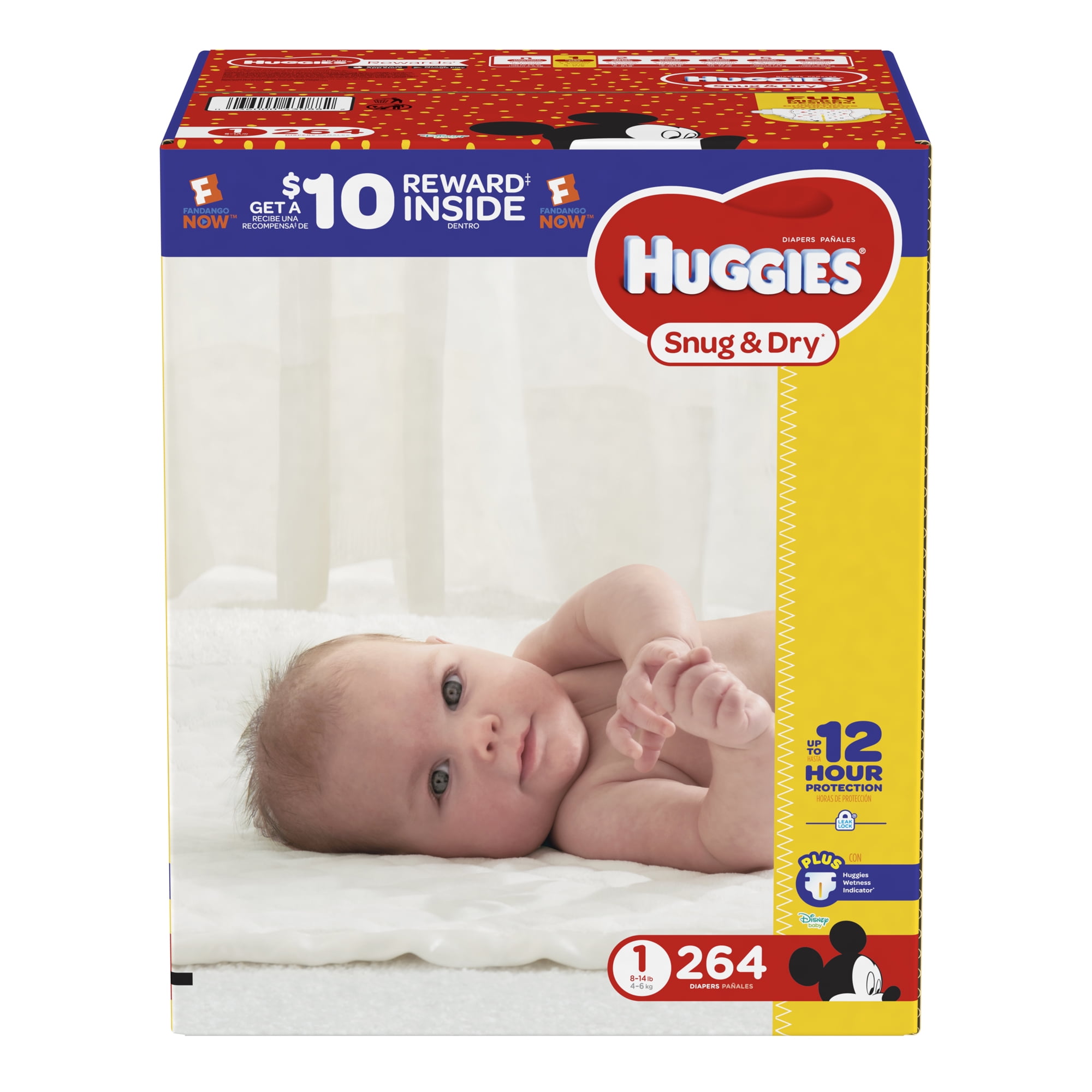 Product of Huggies Snug & Dry Size 1 Diapers; 264 ct. [Skin Soft