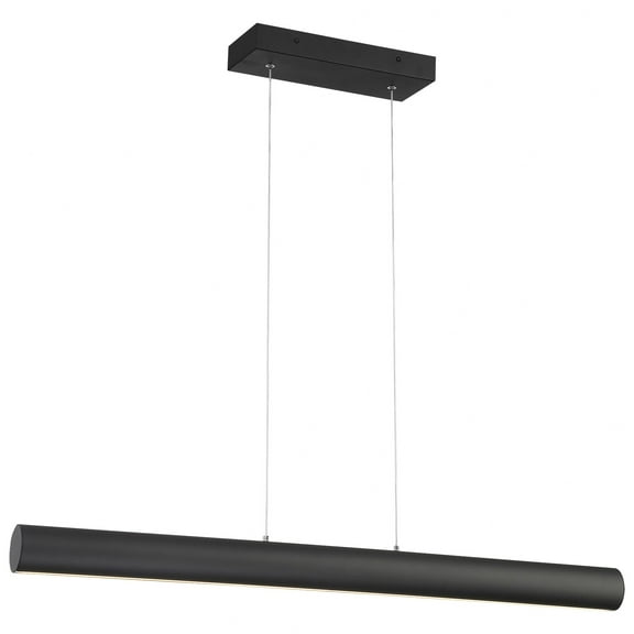 Access Lighting 24891LEDD-MBL-ACR Carmel 48 in. Matte Black Island LED Ceiling Light, Acrylic Lens