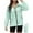 Green, variant on fatyb Raincoat Jacket for Women Waterproof Lightweight Rain Coat Zip up Packable Hooded Rain Jackets
