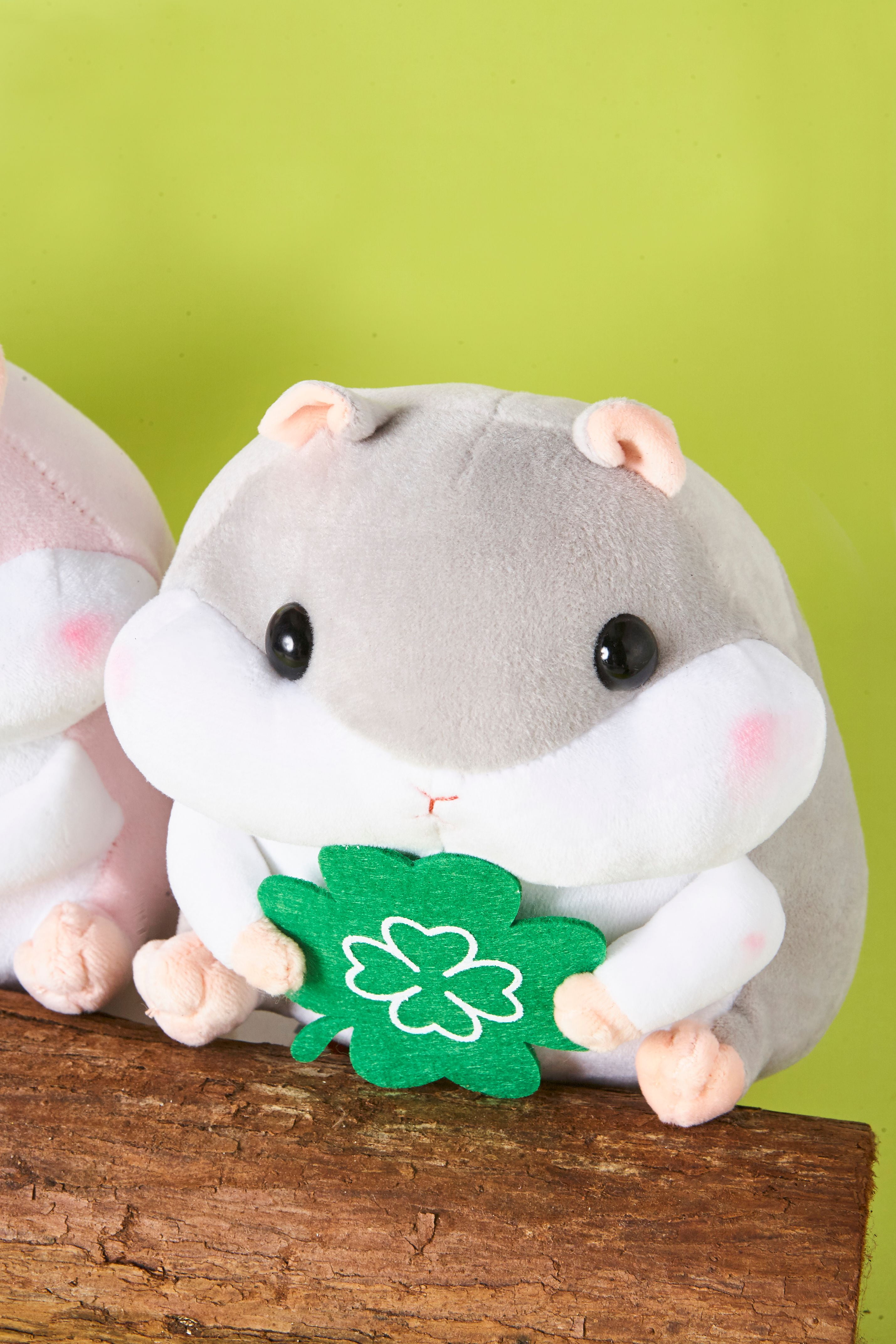 Scooshin Cute Ultra Soft Stuffed Animal Plush 7.5" Hamster Grey with