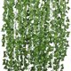 thumbnail image 1 of Dearhouse - Guirnalda colgante de vid de plantas de hojas de hiedra artificial de 12 hebras oso de fresa  Electrónica, 1 of 4