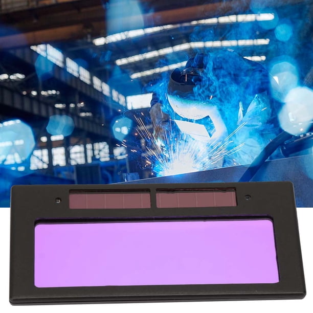 Filtro de lente de soldadura solar con oscurecimiento automático, gafas protectoras para casco de máscara de soldadura