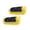 Yellow, variant on 2Pcs Soft Bristle Car Wash Brush Head with Water Flows Hole and Threaded Socket Window Washing Clean Brush Enduring