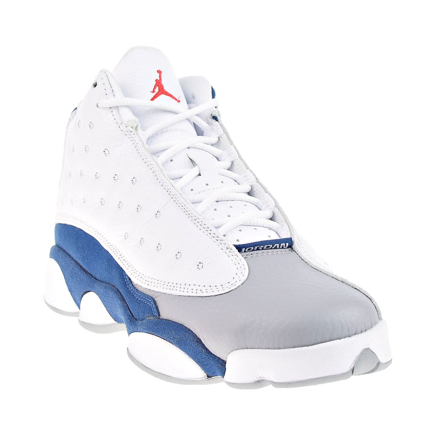 jordan 13 white grey blue