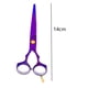 thumbnail image 2 of Juego de tijeras para cortar el cabello de 5,5 pulgadas, tijeras para adelgazar/texturizar el cabello para peluquería o uso doméstico, 2 of 5