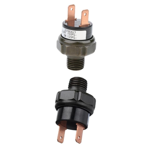 Control de Interruptor de Presión del Compresor 1/4 NPT Conector 90-120PSI Sunnimix Interruptor de presión del compresor de aire