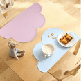 thumbnail image 4 of Kids Placemat - Silicone Cloud Shape Placemat Non Slip Placemat for Baby Toddlers, Portable Food Mat Reusable Placemats for Travel, 4 of 5