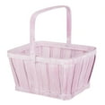 thumbnail image 1 of Easter Woodchip Pink Basket, 1 of 1