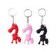 thumbnail image 1 of Llavero con colgante de caballo de dibujos animados en 3D, llavero con anilla de metal, accesorio multifuncional para regalo., 1 of 8