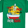 thumbnail image 3 of SpongeBob SquarePants - Squidward I Dont Get Paid Enough - Toddler & Youth Short Sleeve Graphic T-Shirt, 3 of 6