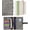 Grey, variant on Wonderpool Leather Journal Refillable Binder A6 Writing Notebook Folder Organiser with Dotted Paper & Multi Pockets Cover for Business School Travel (A6, Coffee)