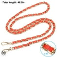 thumbnail image 3 of Luxtrada 45" Purse Chain Strap-Handbags Replacement Chains Metal Chain Strap for Wallet Bag Crossbody Shoulder Chain Red, 3 of 7