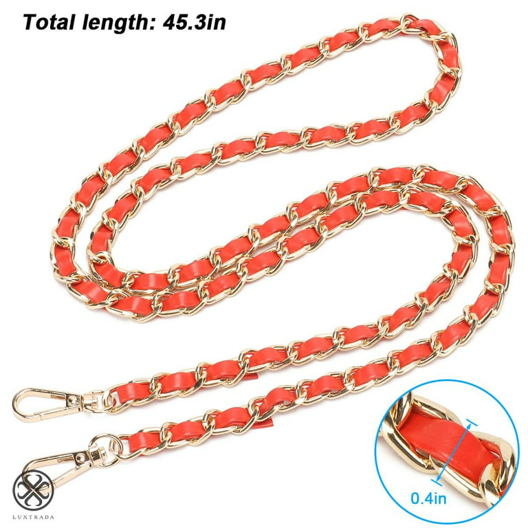 Luxtrada 47 Purse Chain Strap-Handbags Replacement Chains Metal