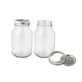thumbnail image 1 of Pots Mason FastRack 950 ml Ouverture Régulière avec Couvercles Lot de 2, 1 of 5