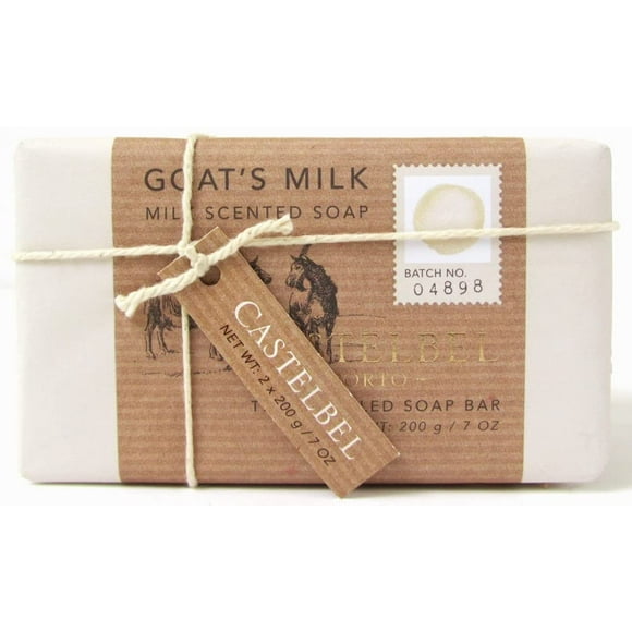 Castelbel Porto - Goat's Milk - Gift Set of Two Scented Bath Soap (2 x 7 oz.)