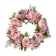 thumbnail image 1 of Corona artificial de flores de peonía, guirnalda floral de imitación, guirnalda de primavera para puerta de entrada. Peonía E, 1 of 6