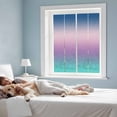 thumbnail image 4 of Blue Purple Window Privacy Film Pink Teal Gradient Decorative Glass Window Film UV Blocking Static Cling Non-Adhesive Sticker Covering for Home Door 19.6 x 39.3 inches, 4 of 8