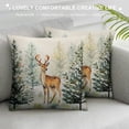 thumbnail image 3 of COMIO  Tree Deer Pillow Covers,Merry Christmas Pillow Cover,Christmas Tree Pillow Covers, 3 of 5