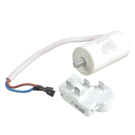 YIEMEEN 4-Pin Refrigerator PTC Start Relay Overload Protector With/Without Capacitor
