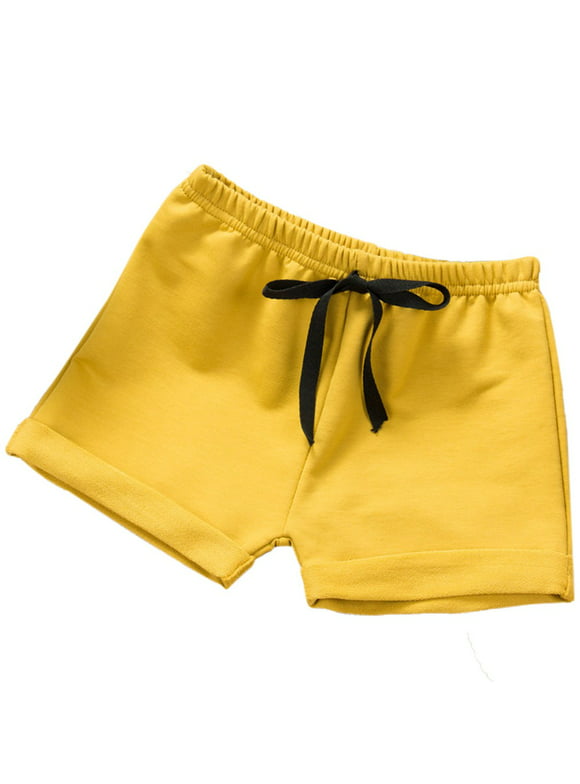Baby Boys Shorts in Baby Boys Clothing | Yellow - Walmart.com