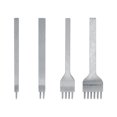 thumbnail image 1 of 4Pcs 4mm Prong Leather Craft Herramientas Herramienta de mano Punzones de costura Punch Tool Herramientas de cuero, 1 of 8