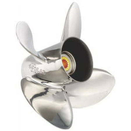 UPC: 0824375019821 | Solas Yamaha 3551-145-21 HR Titan  Stainless Steel 3-Blade Propeller