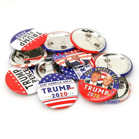 Trump Buttons-Support Trump for 2020 President Election Button Keep America Great Buttons- Pack of