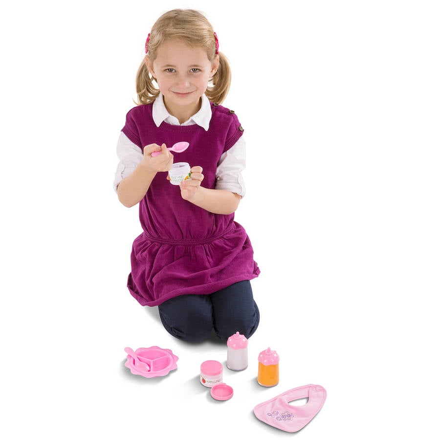 melissa and doug doll feeding set