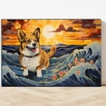 thumbnail image 4 of Thuan Pembroke Welsh Corgi Dog Art Print Canvas, Dog Canvas Wall Art Painting Decor, Dog Pop Art Home Decor Artwork For Bedroom Living Room Bathroom decor, 4 of 6