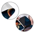 thumbnail image 5 of Turtle Canvas Picnic Blanket Waterproof Outdoor Mat for Beach, Park, Camping, Travel - Large Size, Foldable, Portable, Washable - Blue Stripe Pattern, 5 of 6