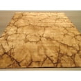 thumbnail image 3 of Handmade Wool Brown Contemporary Abstract Dip Dyed Rug, 3 of 3