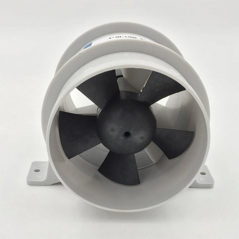 4 Inch Silent Inline Blower, 12V Quiet Air- Fan for Air Circulation in 