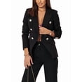 thumbnail image 3 of Women'S Two Piece Suits - Business Blazer Pants Suit Set, Professional Work Outfit for Office Black XXL, 3 of 8
