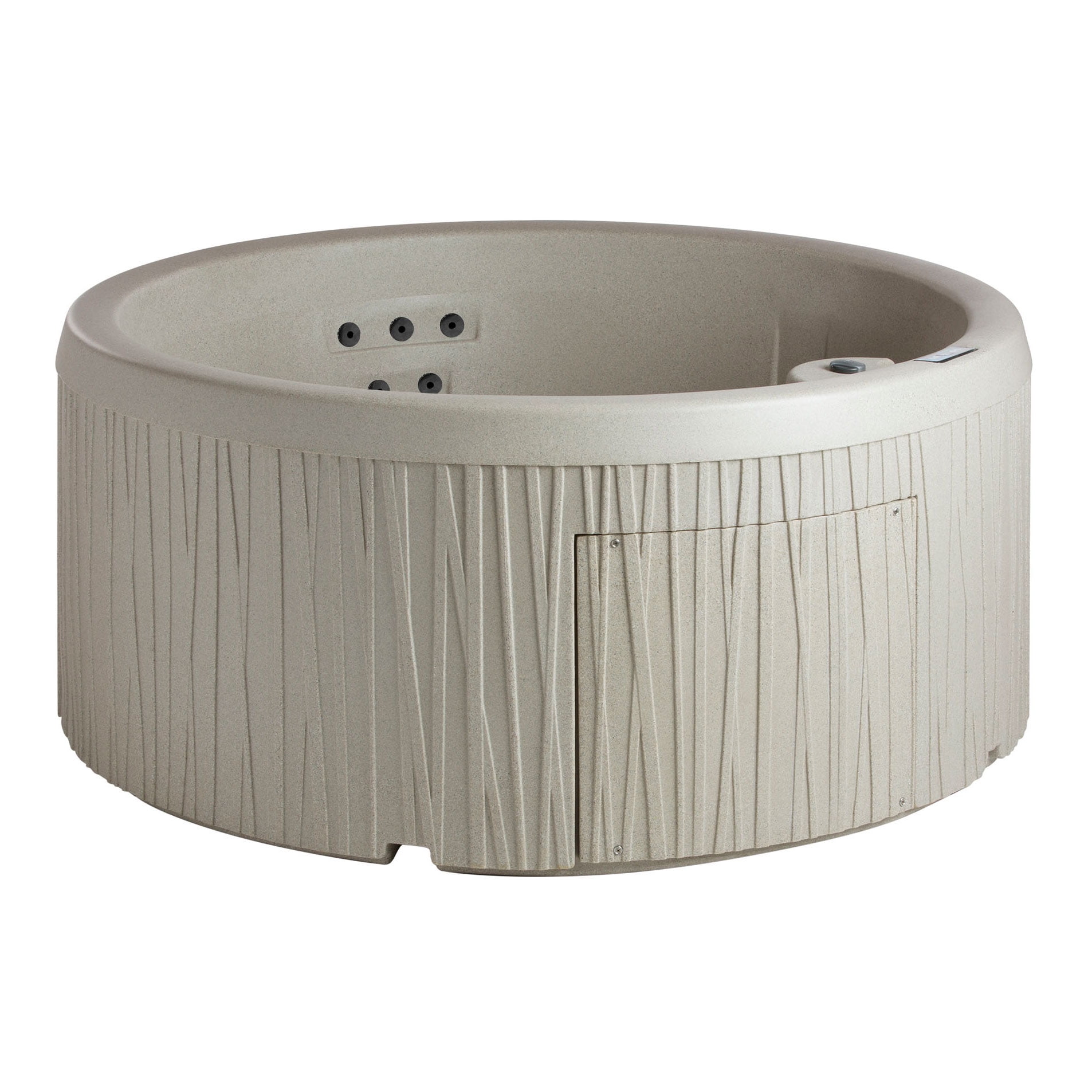 Life Smart LS50 DX 5 Person Outdoor Patio Hot Tub Spa with 13 Jets & Cover, Sand by Lifesmart