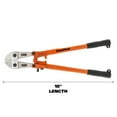 thumbnail image 2 of GreatNeck Steel Bolt Cutters, Orange, 18 inch, 2 of 9