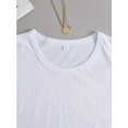 thumbnail image 4 of Women's Breathable Cotton Athletic T-Shirt - "Be Real Not Perfect" Motivational Design with Heart Arrows, Round Neck, Short Sleeve, Lightweight & Comfortable for Spring/Summer/Fall, Motivational Appa, 4 of 6