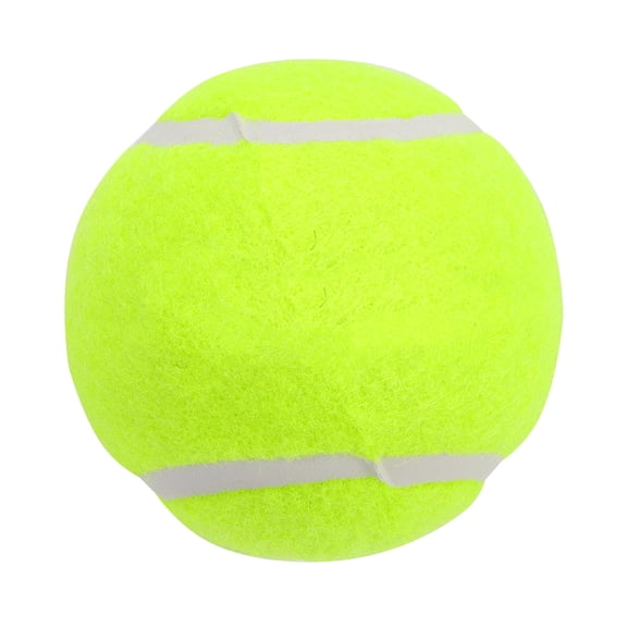 Suodoka 3 Pcs Tennis Balls Practice Set for Competition Training Exercises Entertainment, High Bounce Rubber Core Chemical Fiber Exterior, Fluorescent Yellow (2.5 inches / 63.5 mm Diameter)