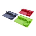 thumbnail image 5 of Soporte para cubiertos de silicona con tapete para goteo Soporte para cubiertos Rojo Gris Verde 26.3cm*20.3*3.8cm TUNC Sencillez, 5 of 5