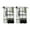 Marble Modern Geometric, variant on Mandala Design Kitchen Curtains - Vintage Tier Cafe Curtains for Bathroom Living RV Rod Pocket Window Drapes 36 Inch 2 Panels Set 28"x36" Window Treatment Tiers