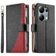 thumbnail image 1 of Funda cartera GANGXUN para Xiaomi Poco M6 Pro 4G , cuero PU con tarjetero, cremallera, correa de mano, soporte y protección 1231°, 1 of 6