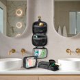 thumbnail image 2 of PUMIER Travel Toiletry Bag Set - 3 Piece Hanging Organizer with Clear TSA Liquid Pouch, Makeup Brush Bag & Ultralight Accessory Pouch for Camping, Overnight Trips, 2 of 10