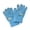 O-071 Blue, variant on Youth Bow Print Knitted Gloves, Khaki Warm Winter Mittens