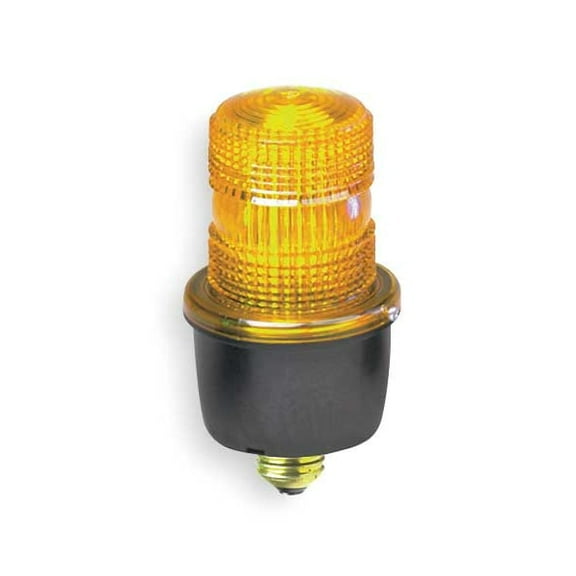 Federal Signal Low Profile Warning Light,Strobe,Amber LP3E-120A