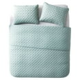 thumbnail image 4 of VCNY Home Nina 3-Piece Blue Geometric Quilt Set, King, Adult, Unisex, 4 of 6